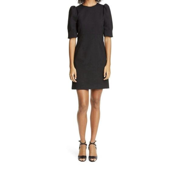 Veronica Beard Dresses & Skirts - Veronica Beard Meadow Puff Sleeve‎ Minidress Size 2 Black